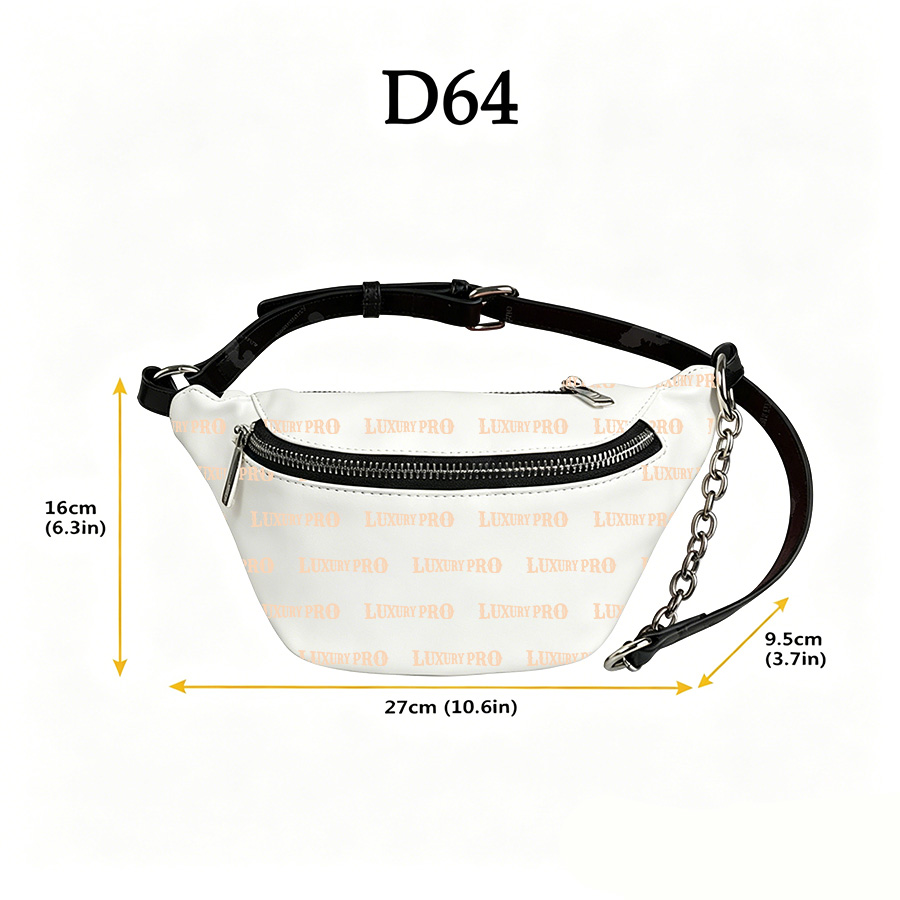 PU Leather Chest Bag