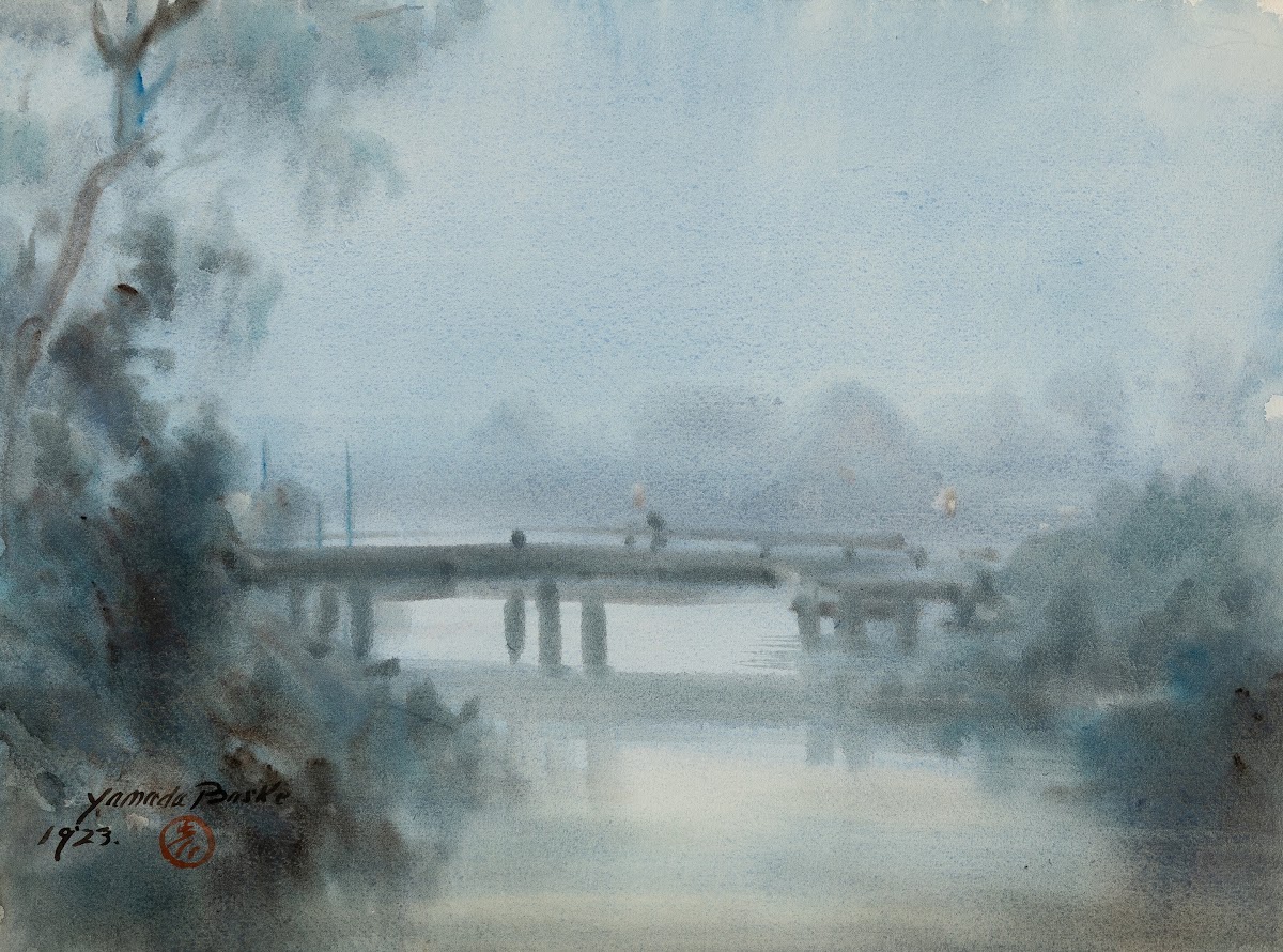 Bridge In Misty Landscape 1923