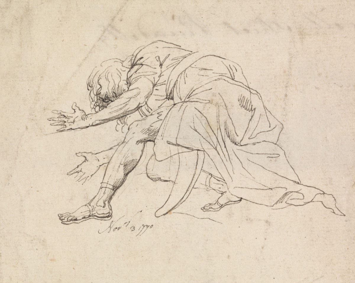 A Man Kneeling 1770