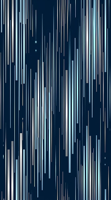 Minimalist Abstract Silver Cascading Waterfall Elements - Free mobile Wallpaper