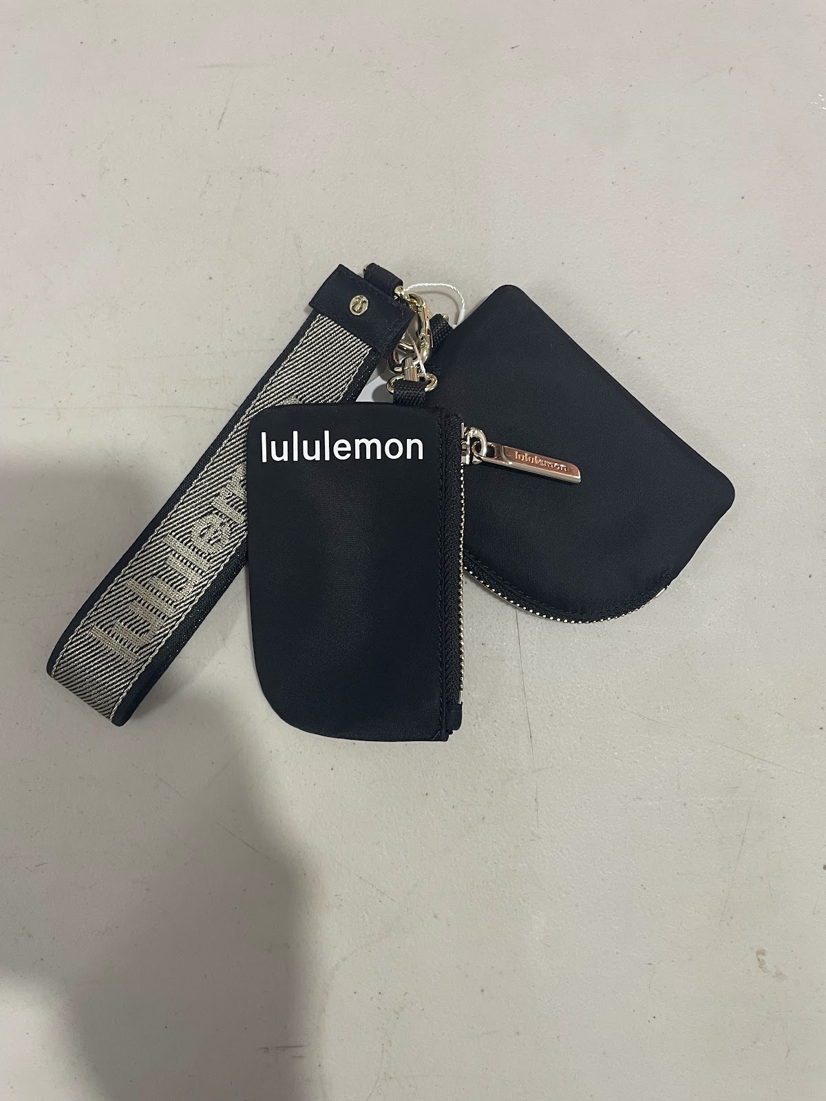 LuluLemon Dual Pouch Wordmark Black #1094
