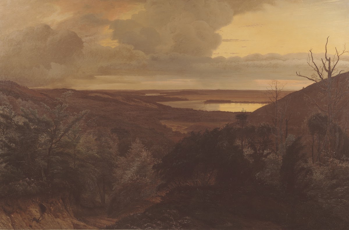 Late Evening near Himmelbjerget Jutland 1874