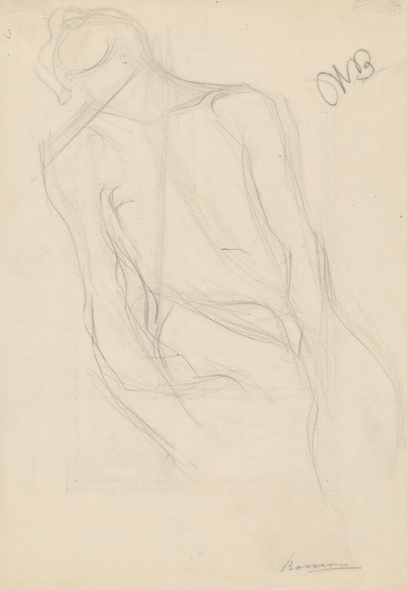 Seated Male Nude ca 1908