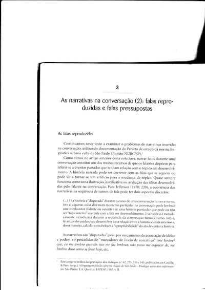 Estudos de Lingua Oral e Escrita (3, 5, 15)