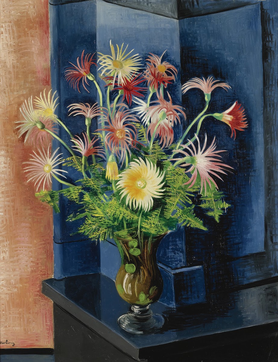 Fougères et Gerberas
