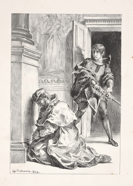Hamlet tries to kill the King Act III scene iii 1864