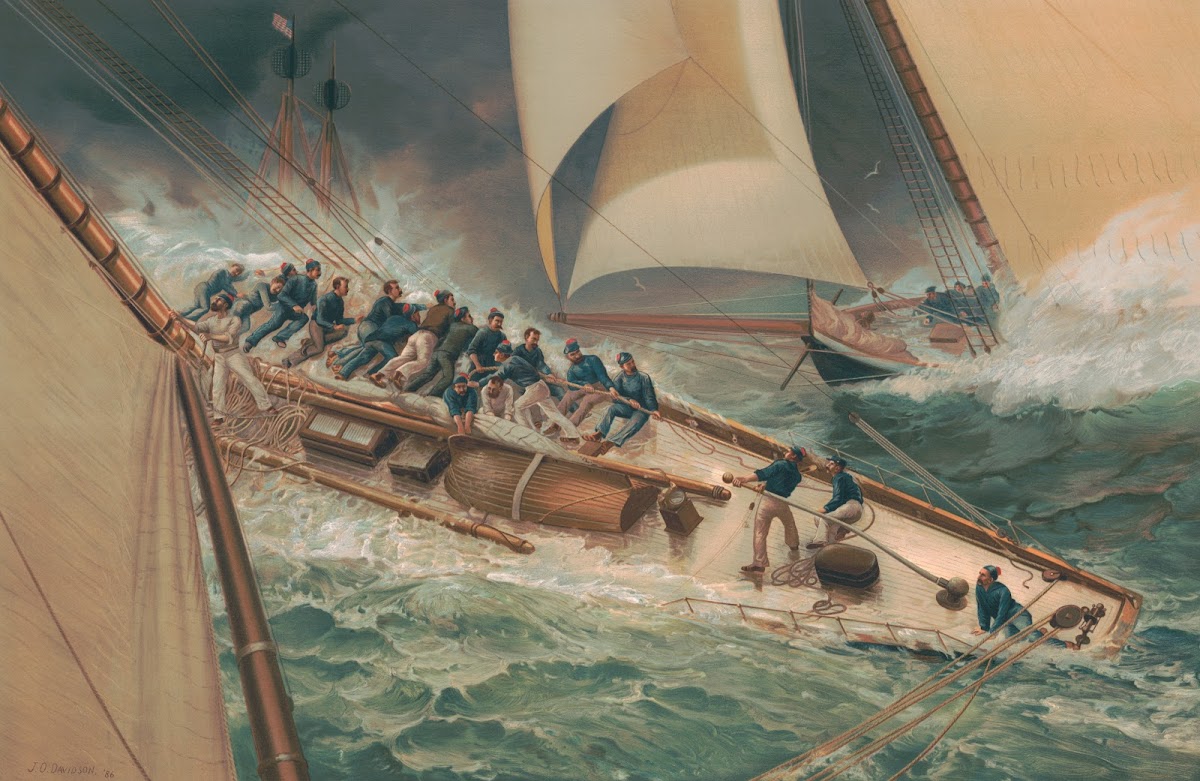Dash Around The Lightship 1887