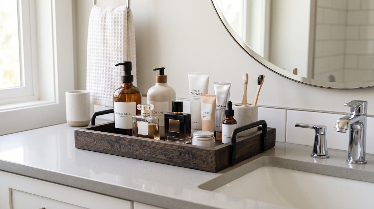 Best Bathroom Countertop Trays for Vanities (2026) - BEST OVERALL — IN CONTEXT