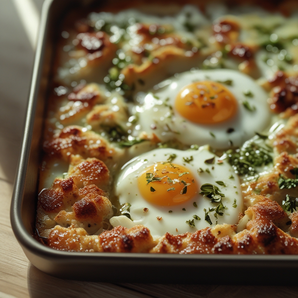 Baked Feta Eggs Recipe - Easy and Delicious Breakfast & Brunch finished