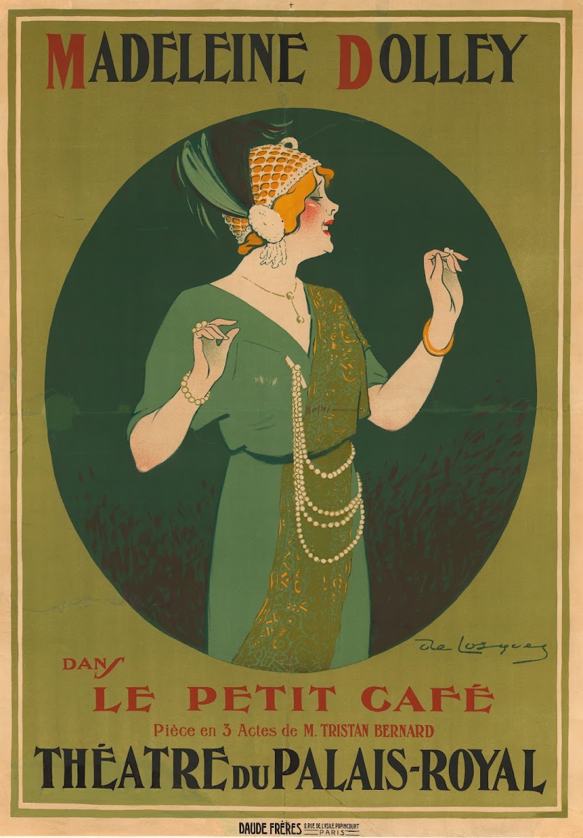 Madeleine Dolley dans le Petit Café 1911