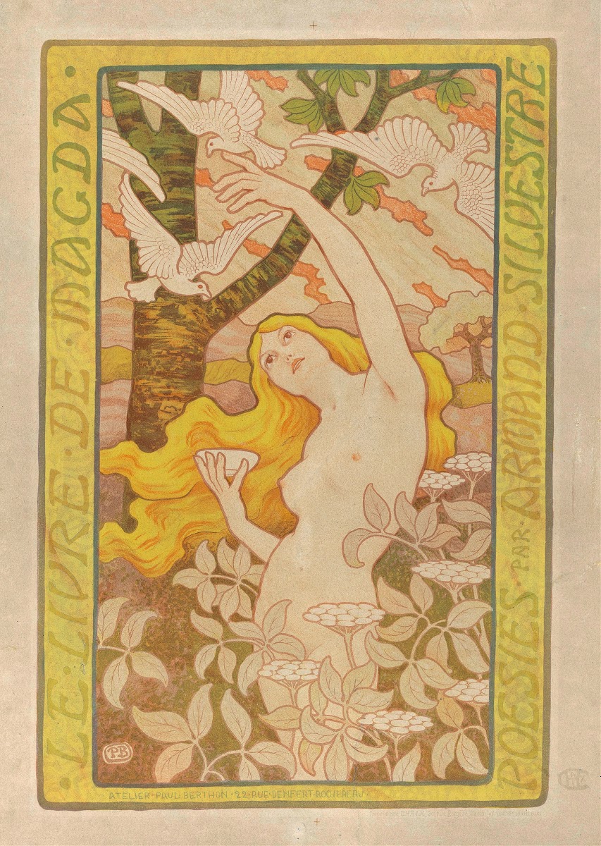 Poster for Le livre de Magda by Armand Silvestre 1898
