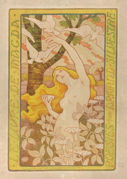 Poster for Le livre de Magda by Armand Silvestre 1898
