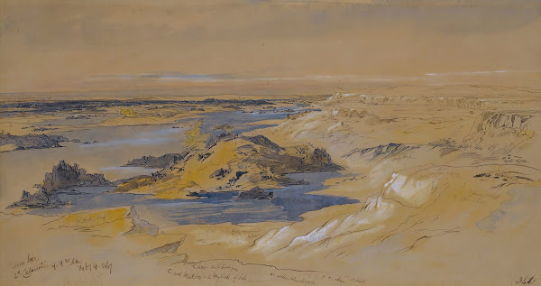 The River Nile At Abou Seir The Second Cataract Egypt 1867