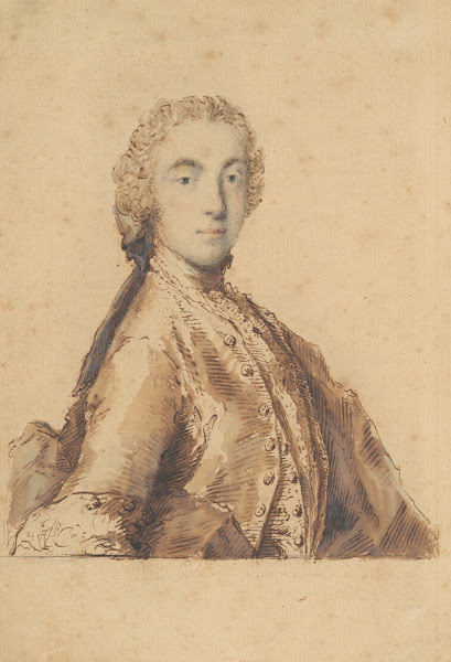 Half Length Study for a Portrait of a Young Man mid 18thearly 19th century