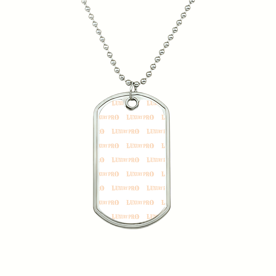 Stainless Steel Military Plate-Outlined