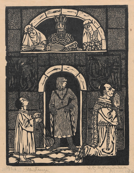 Ilustracja do Staroduńskiej legendy 1926