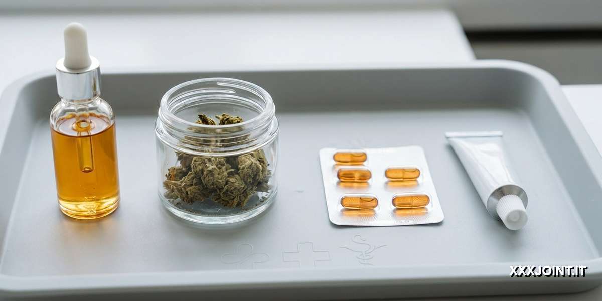 Immagine sulle modalità di assunzione della cannabis terapeutica: gocce, infiorescenze e altre forme disponibili