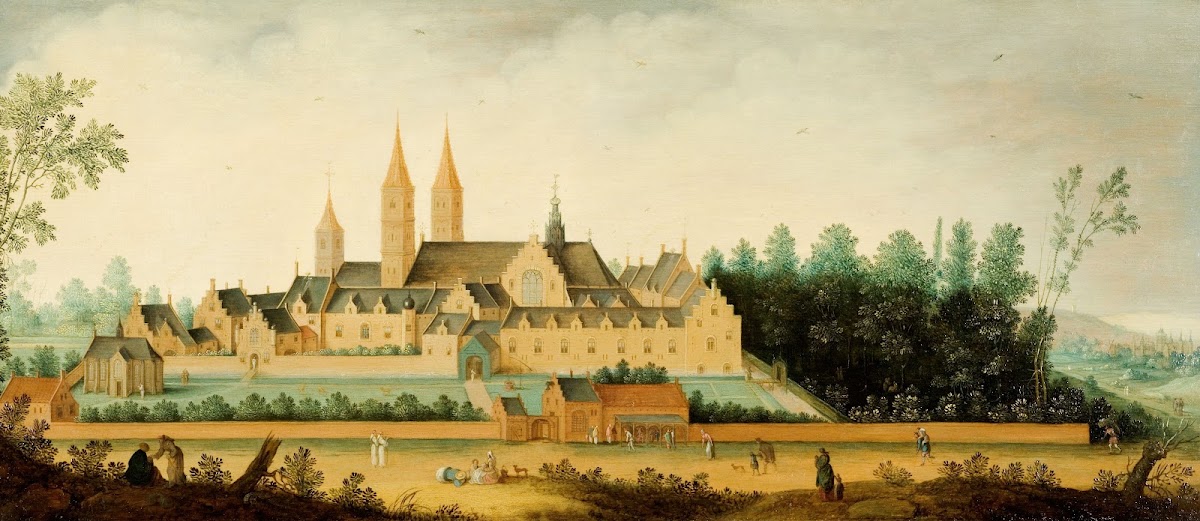 View of the Abbey of Egmond Binnen 1638