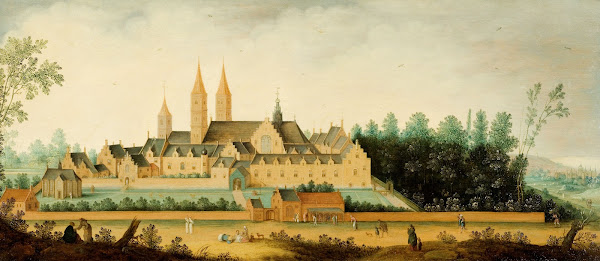 View of the Abbey of Egmond Binnen 1638