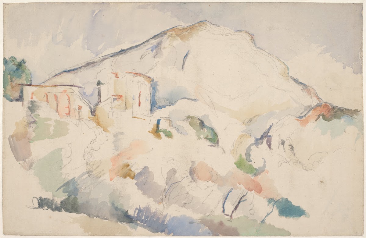 Château Noir and Mont Sainte Victoire c 1890 1895