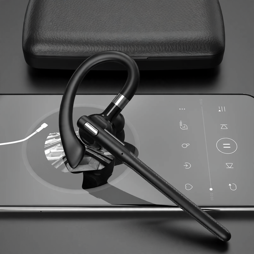 Mono Earhook Headset for Business Calls
