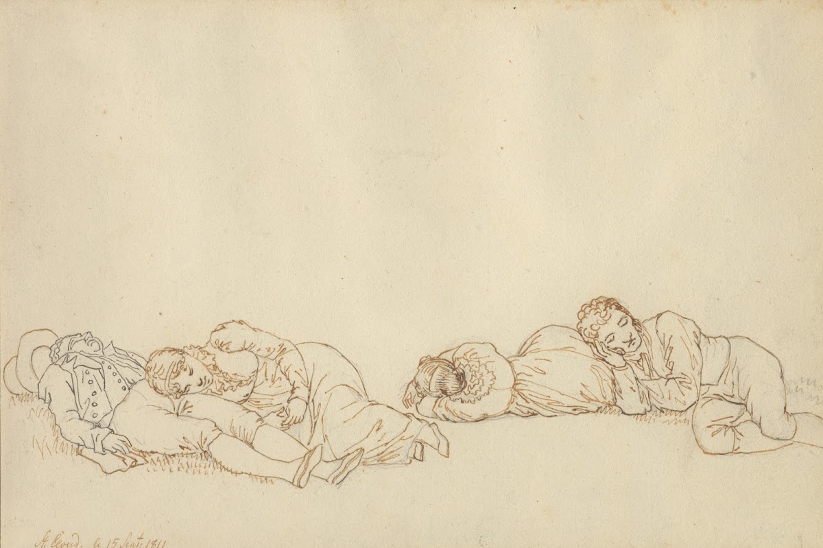 Fire sovende parisere 1811