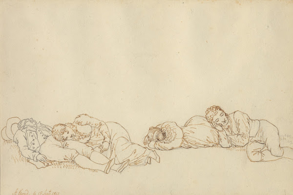 Fire sovende parisere 1811