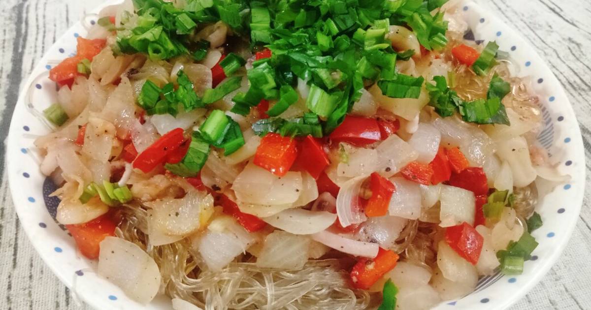 Miến hấp hải sản