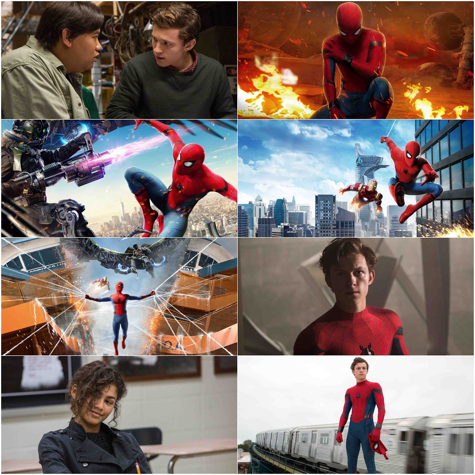 Spider Man Homecoming (2017) (Hindi + English) Dual Audio Hollywood Movie BluRay HD ESub screenshot 1