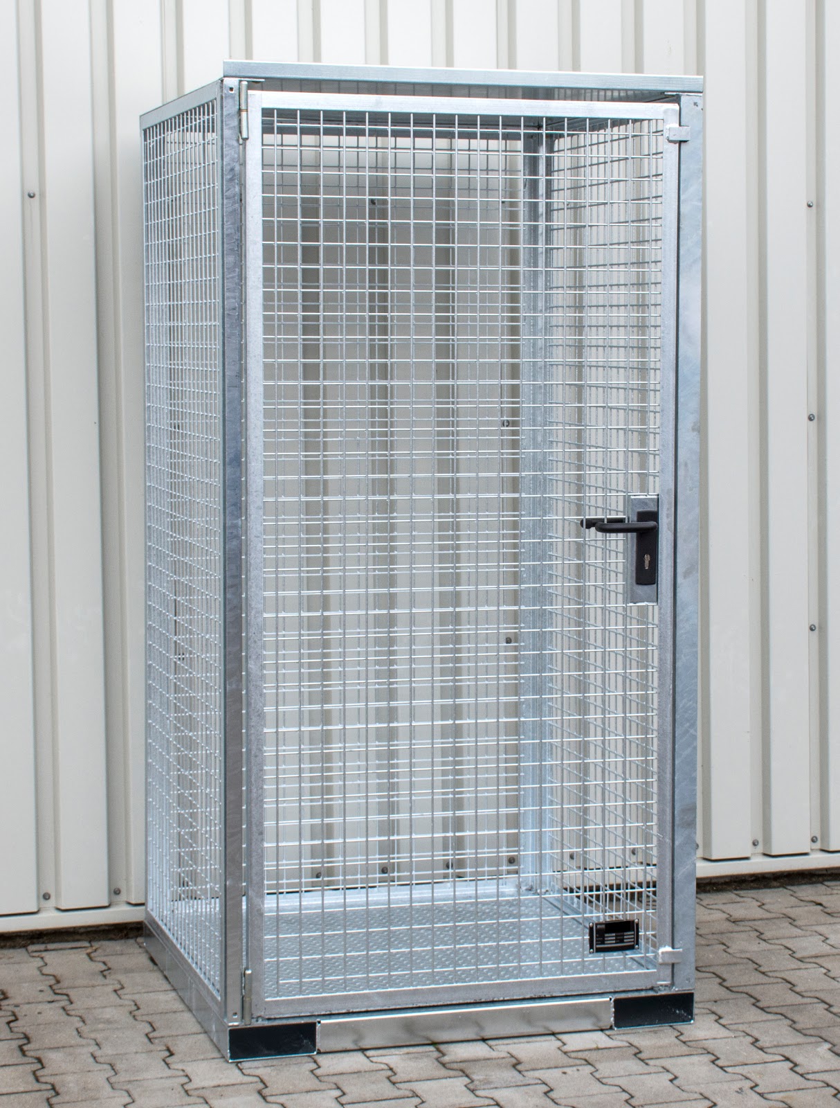 Gasflessen-container GFC-E/T M0, vuurverzinkt