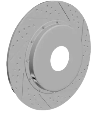 FRONT BRAKE DISC 4WD LH