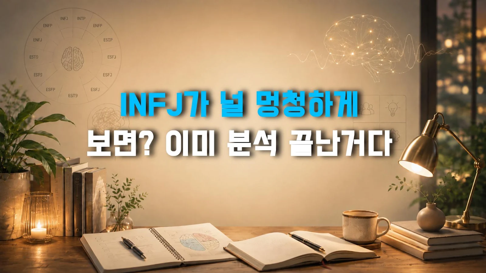 INFJ가 널 멍청하게 보면? 이미 분석 끝난거다