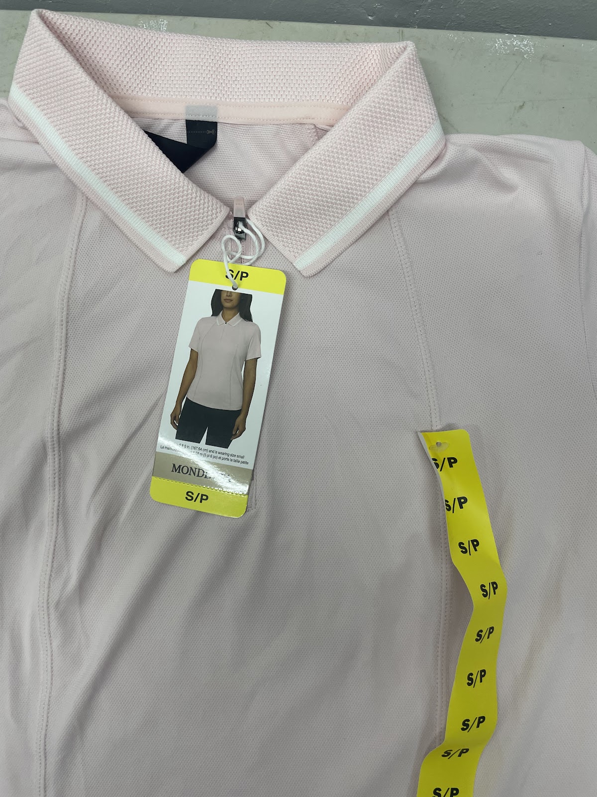Mondetta W Polo Shirt Active Pink S #2075