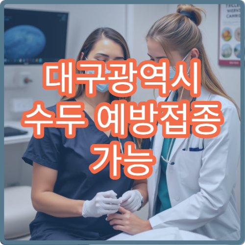 대구광역시 수두 예방접종 가능 병원과 연령별 접종 일정 정리