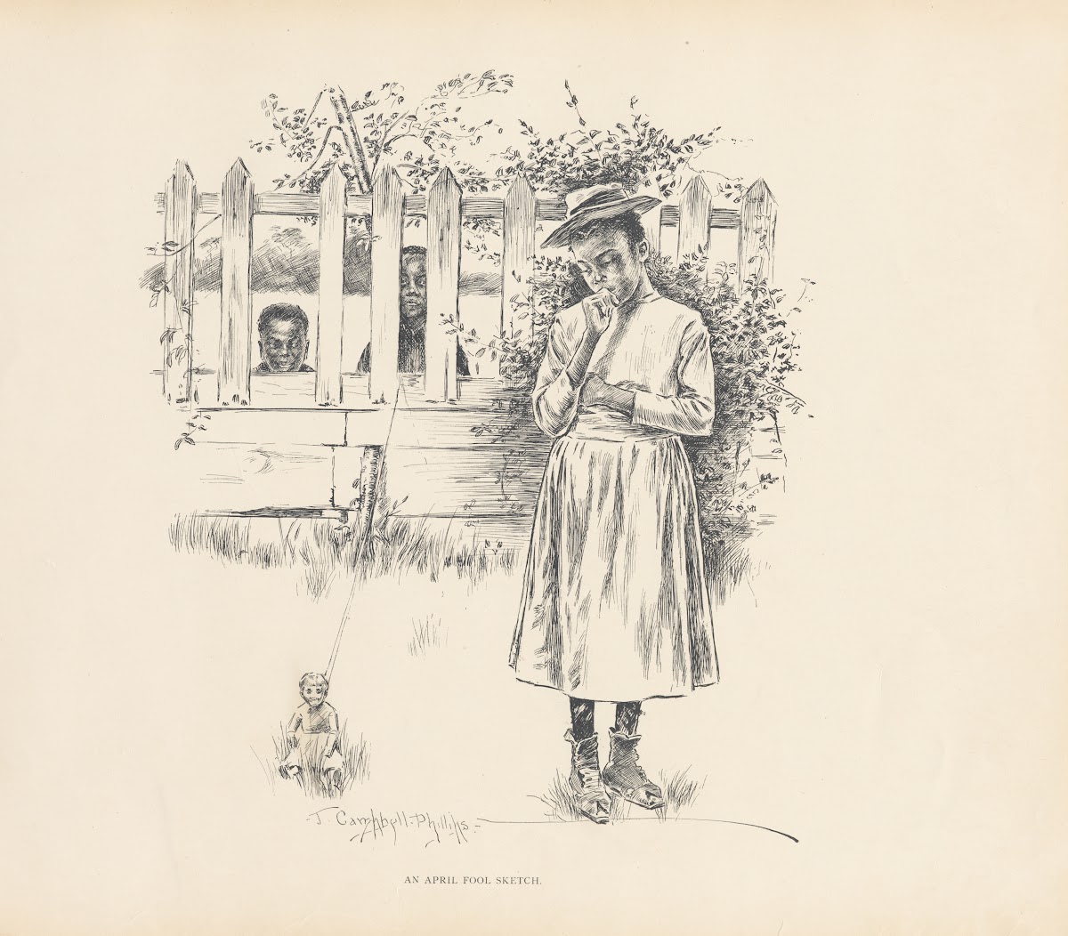 An April Fool Sketch 1899