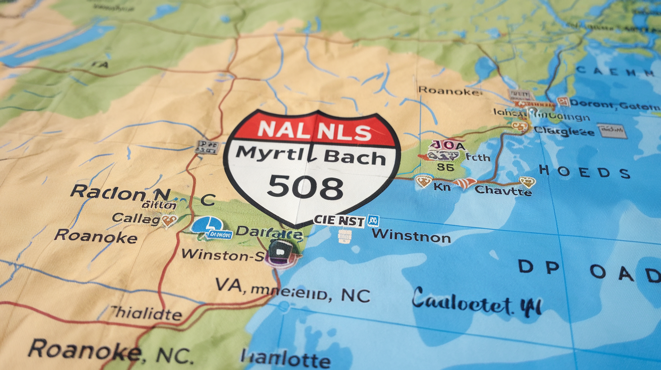 Distance and Travel Tips from Charlottesville, VA to Myrtle Beach, SC