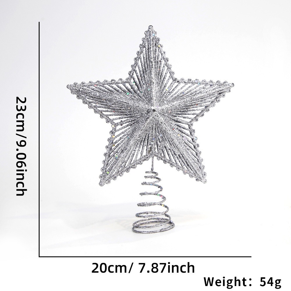 Weihnachtsbaum-Spitzenstern, 3D-Design