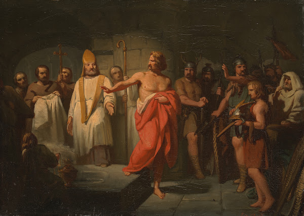 King Radbout refuses to be baptised Anno 719 1832  1896