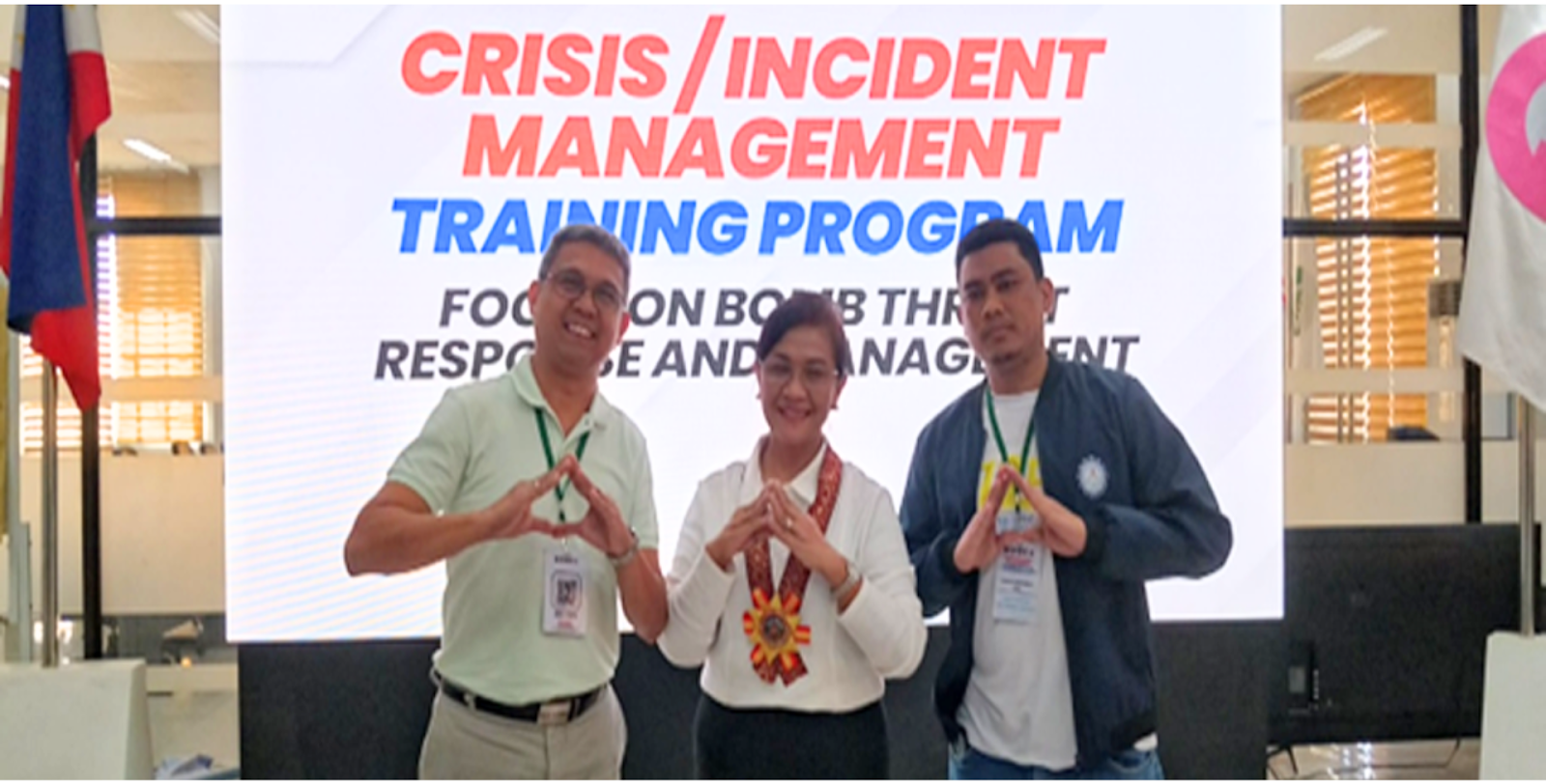 CSPC DRRM Coordinator attends Crisis Management Training in Ilocos Norte