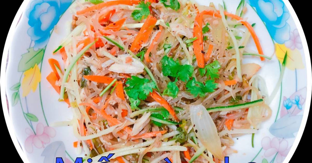 Miến xào ghẹ