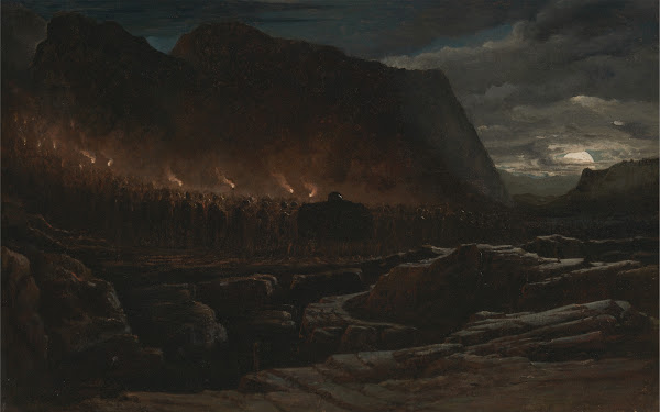 A Mountain Chieftains Funeral ca 1848