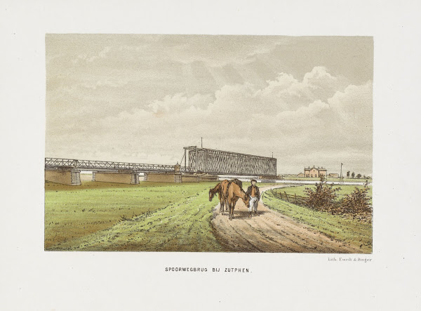 Spoorwegbrug bij Zutphen 1872 1874