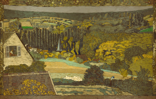 Landscape Window Overlooking the Woods 1899