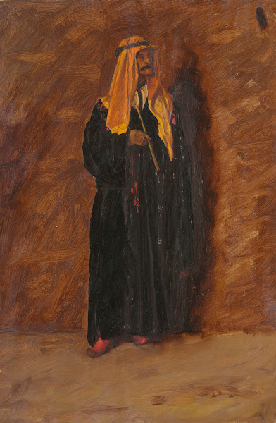 Study of a standing bedouin 1868