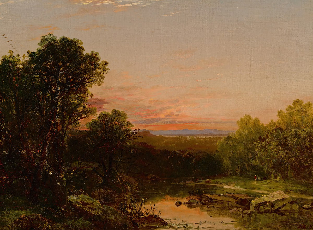 Sunset Over The Catskills 1855