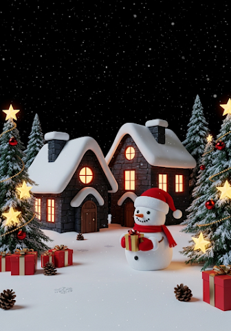 Cozy Snowman Christmas Village
