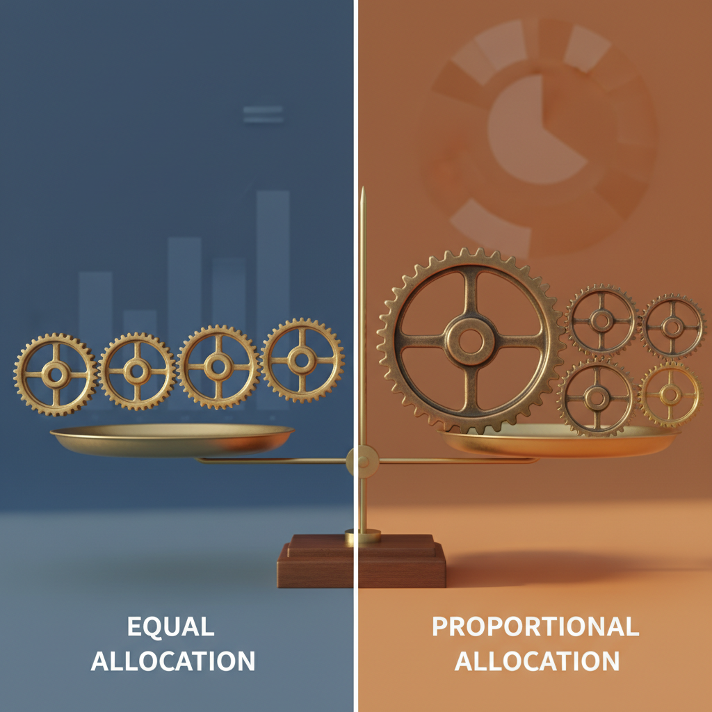 ⚖️ 주식 배정 방식: 균등 vs 비례