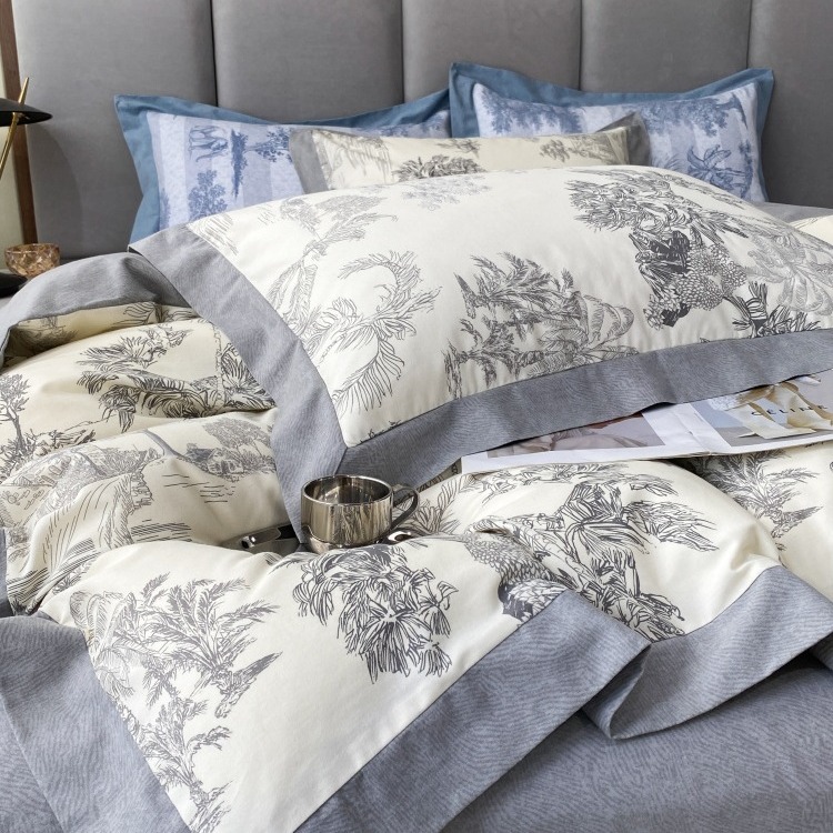 Cotton Bedding Set, Brushed, European Style