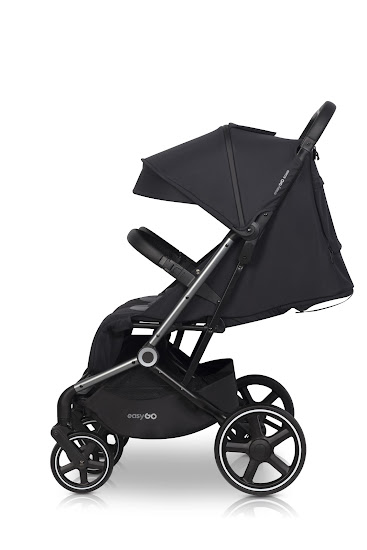 Stroller for twins Easy-Go Echo 2024 black