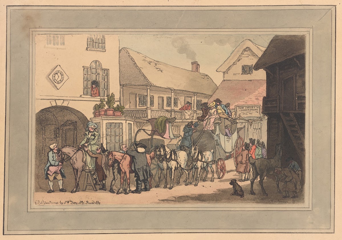 The Old Angel Inn at Islington 1793